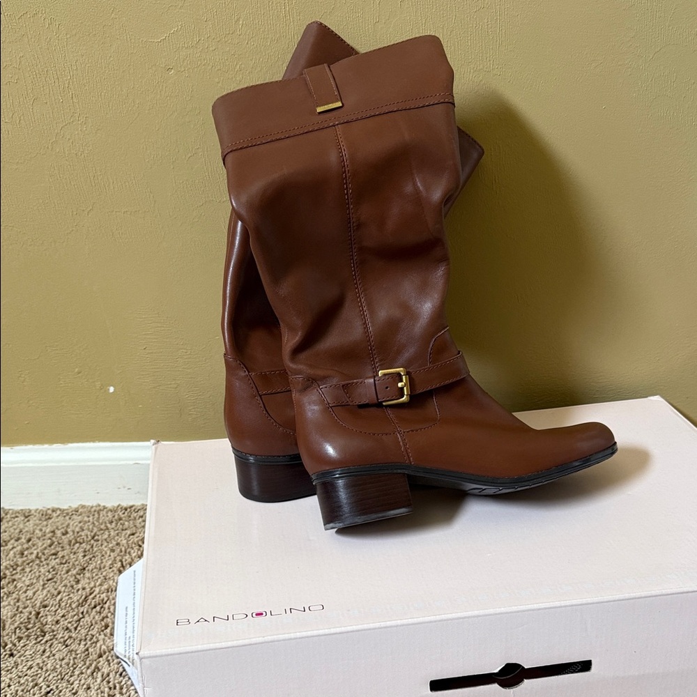 Bandolino Women's Brown Heeled Boots